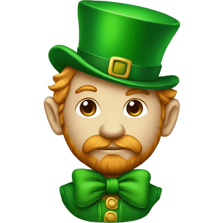 leprechaun thoughtful emoji