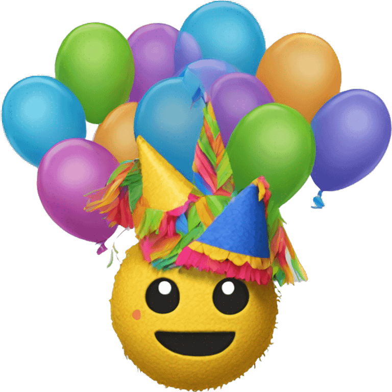 Congratulations piñata emoji