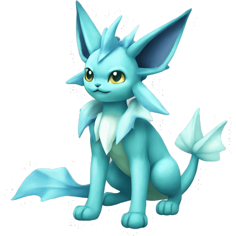 Vaporeon-Glaceon full body emoji