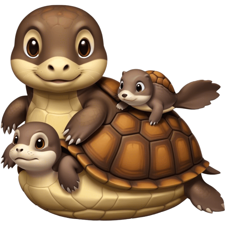 turtle with otter emoji