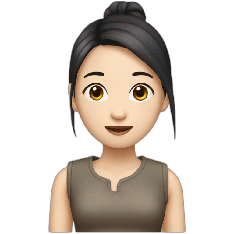 Chinese girl friend emoji