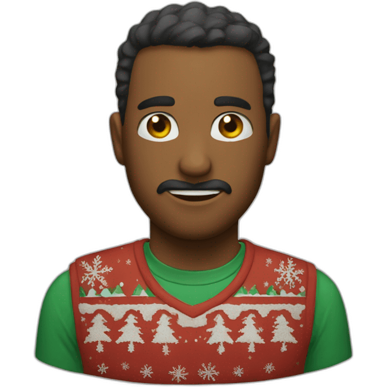 pensando de navidad emoji