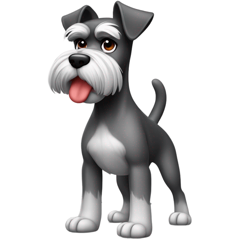 Schnauzer fighter  emoji