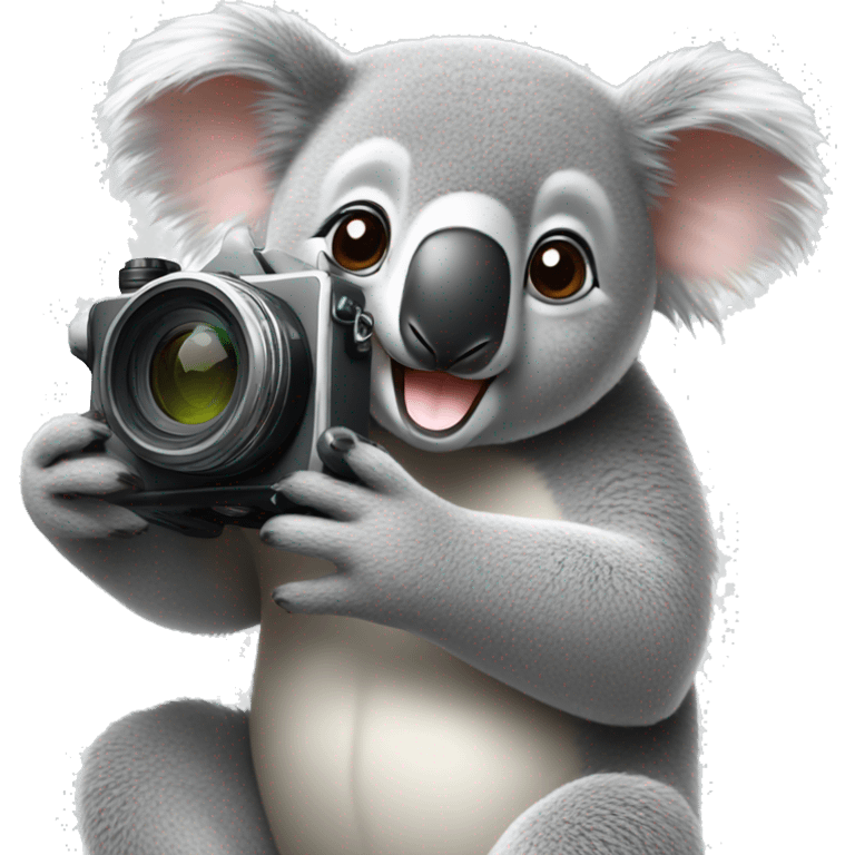 koala with camera  emoji