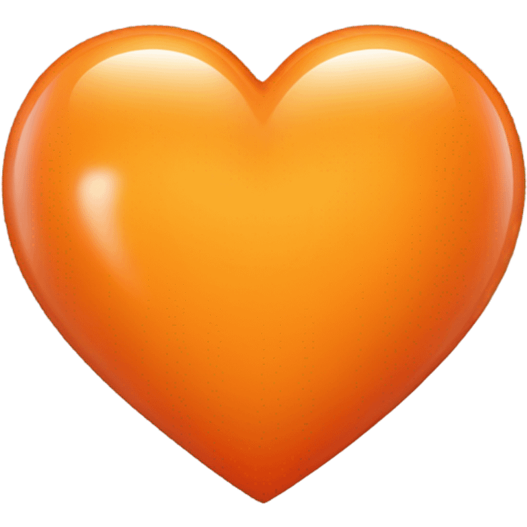 Orange Heart emoji