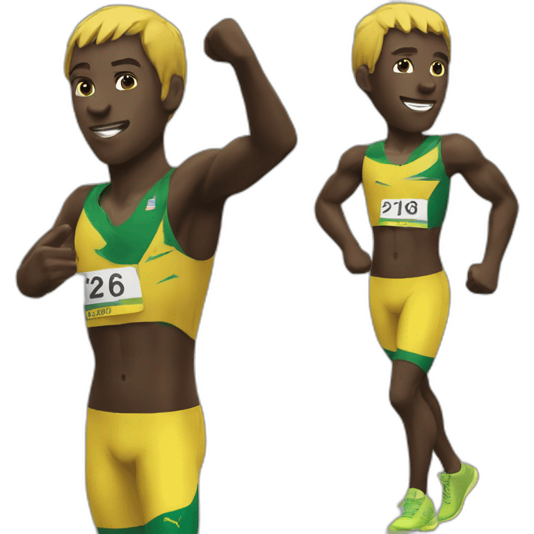 Usain bold emoji