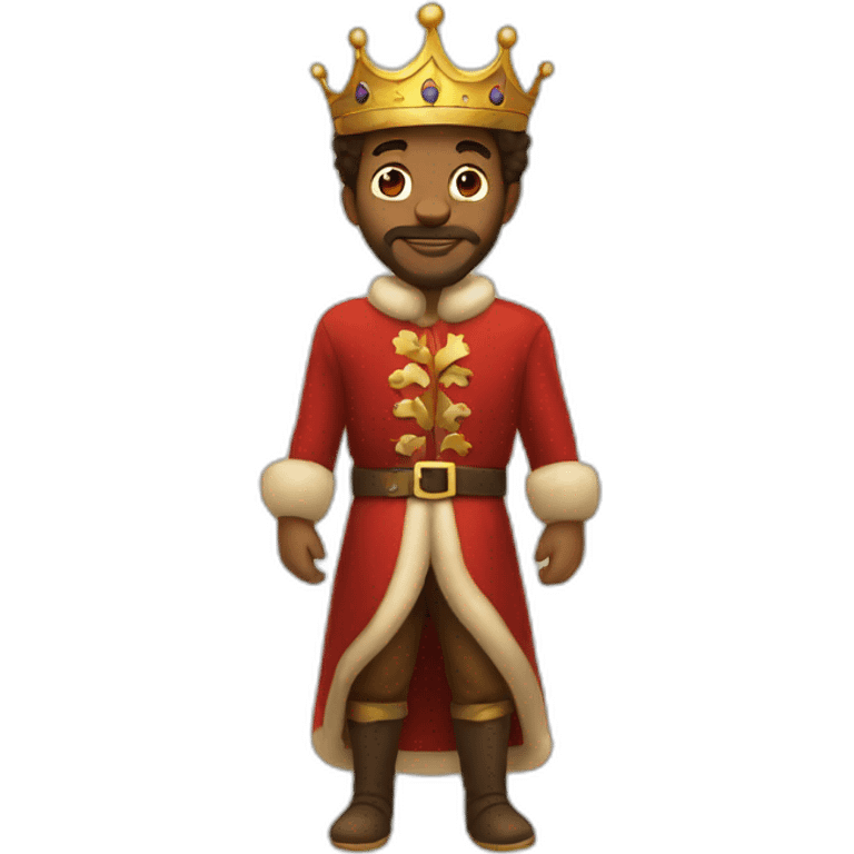 full body king christmas emoji