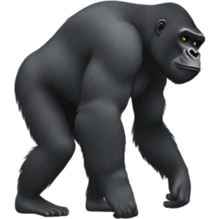 walking gorilla emoji