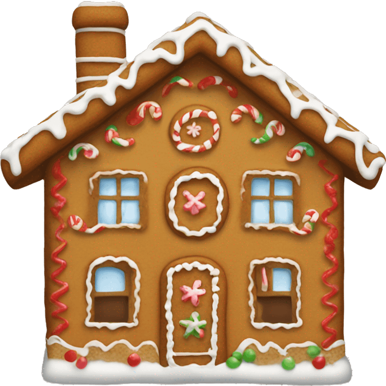 gingerbread house emoji