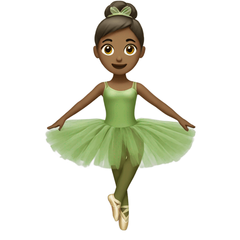 olive ballerina tutu emoji