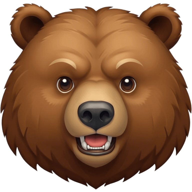 strong Grizzly Bear emoji