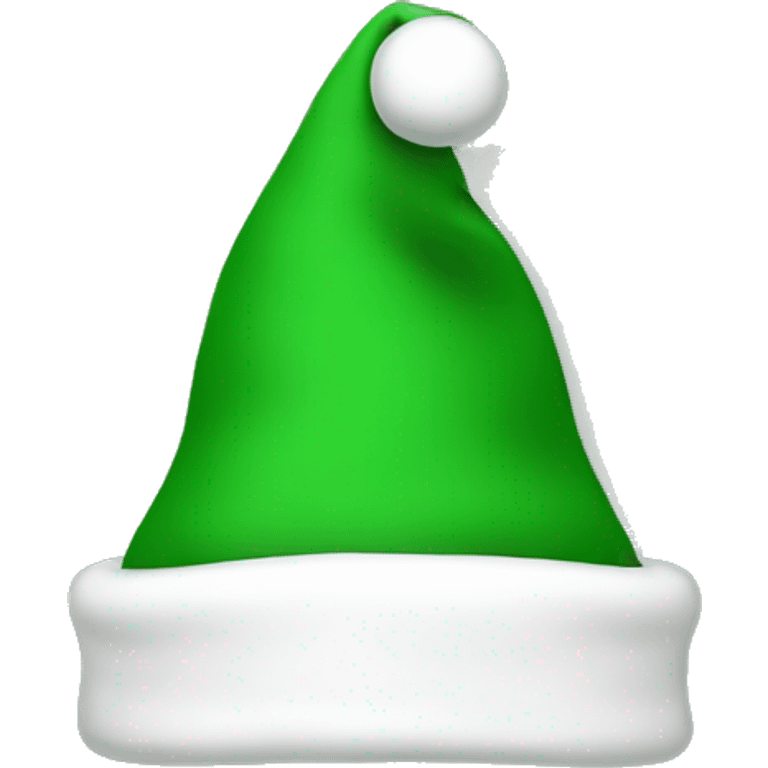 Green Santa hat emoji