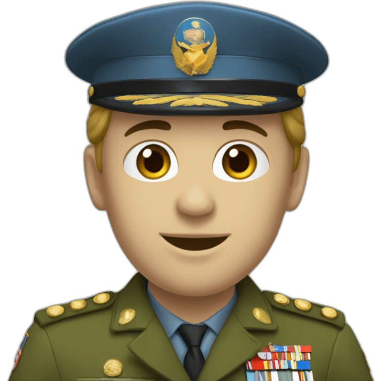 Un militaire en tenu de terre et son épouse emoji