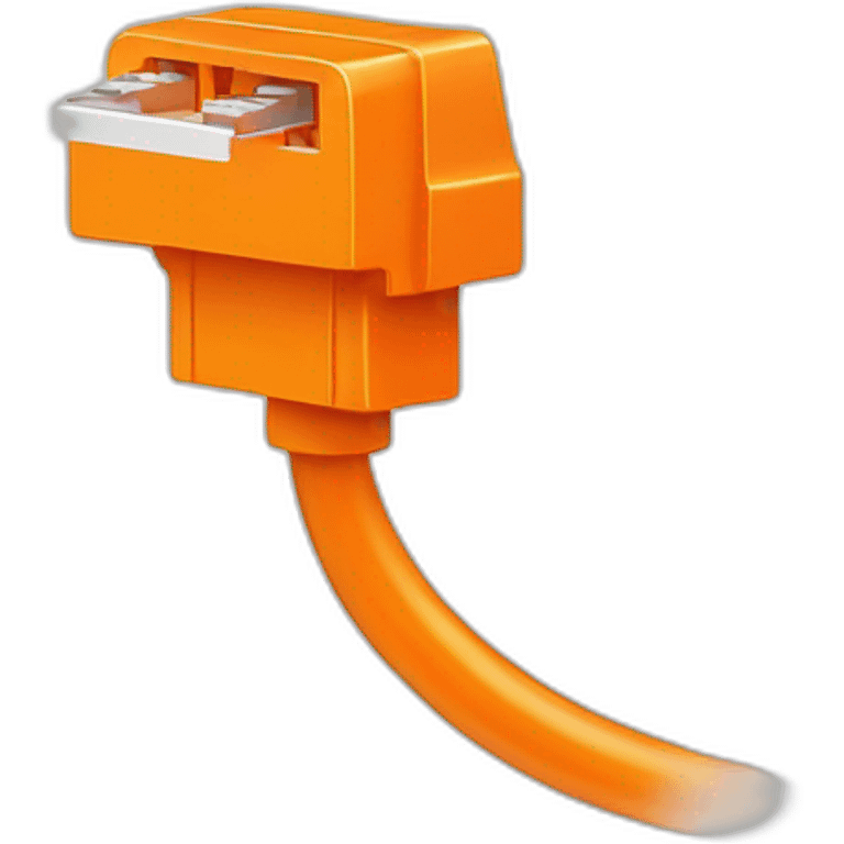 rj45 in orange ccolor emoji