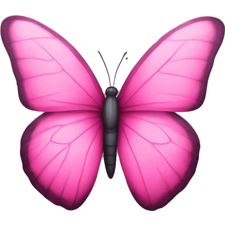 pink butterfly emoji