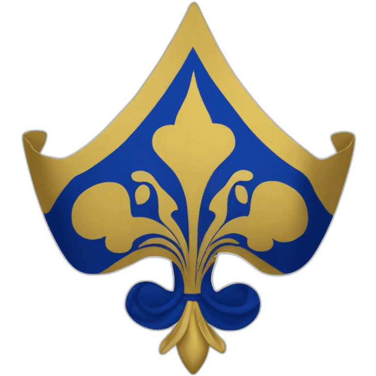 Drapeau fleur dylis emoji