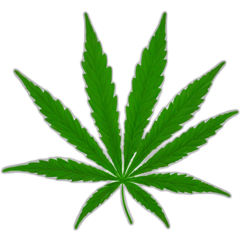 cannabis-leaf emoji