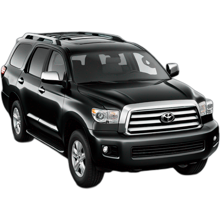 black 2010 toyota sequoia emoji