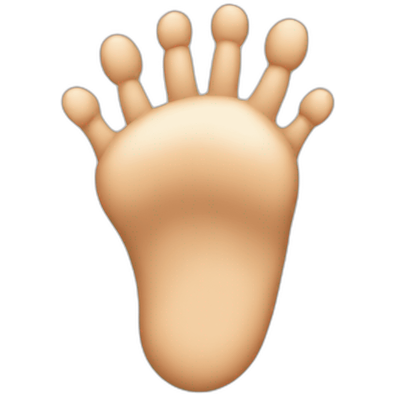 foot emoji