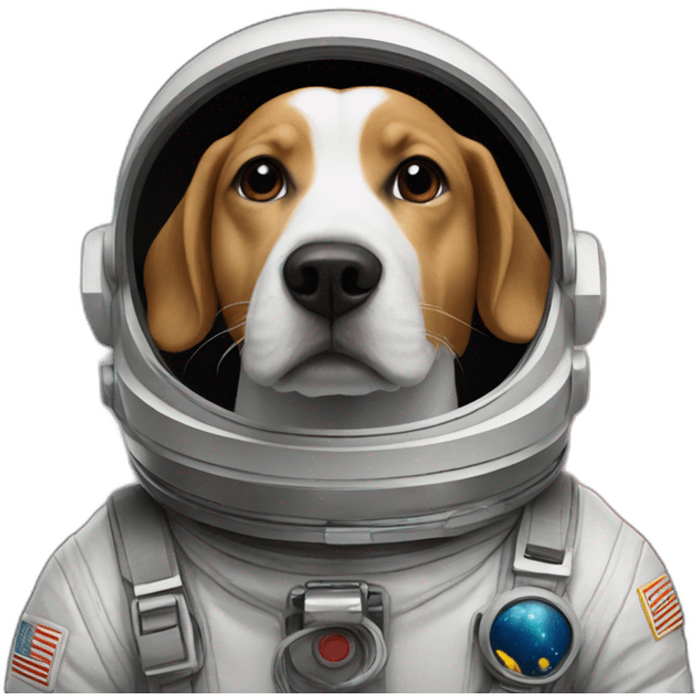 Dog in space emoji