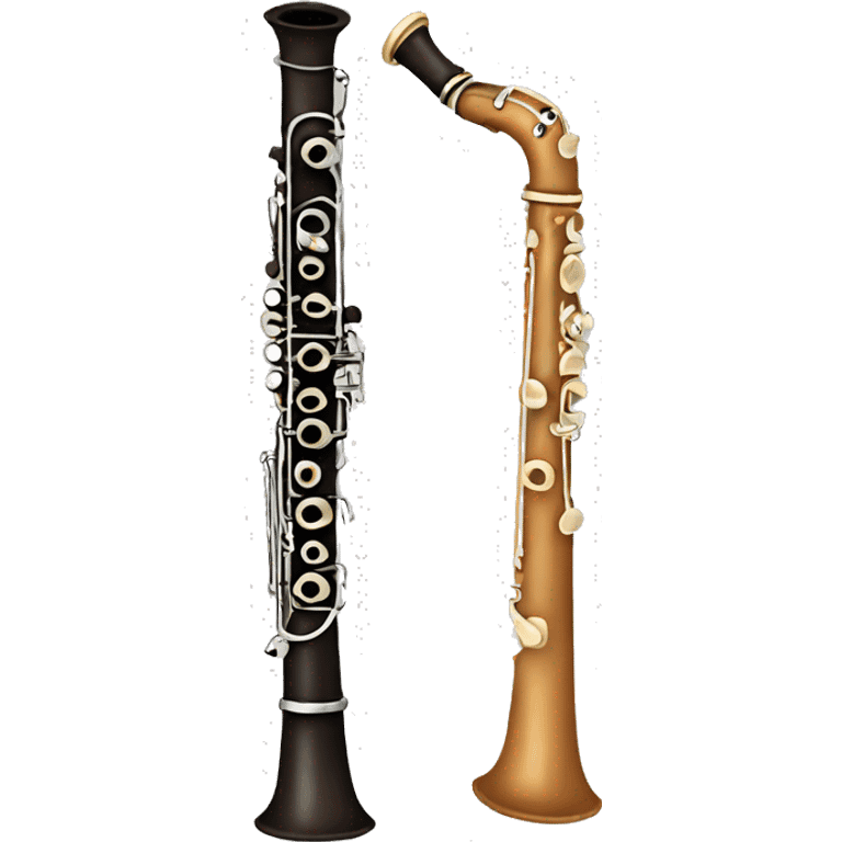 wood Clarinet emoji