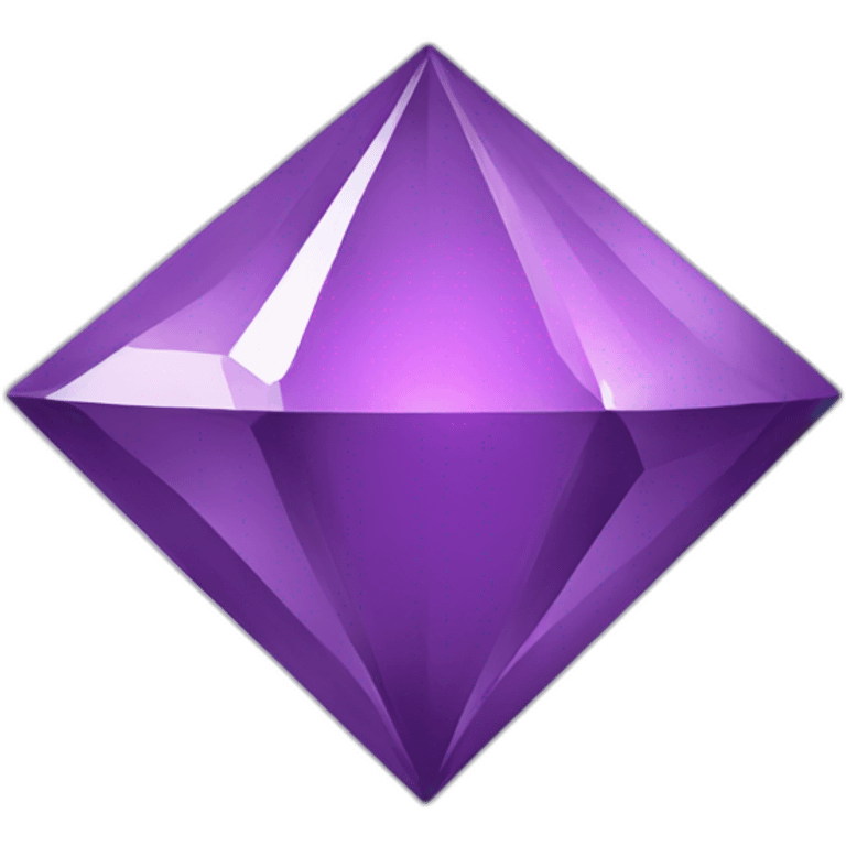 purple diamond emoji