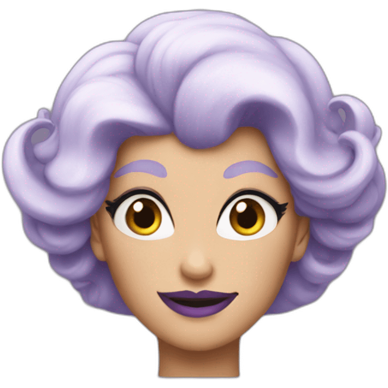 Ursula in princess version emoji