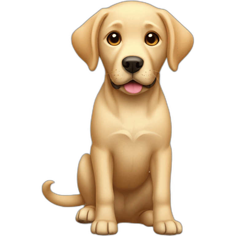 Labrador Retriever full body emoji