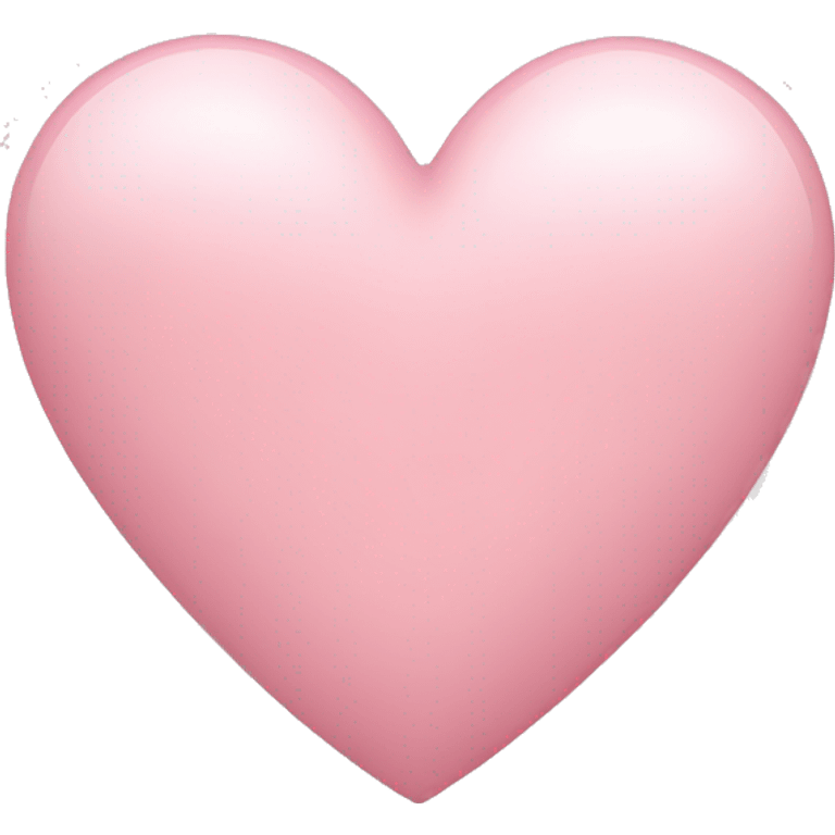 Light pink heart emoji