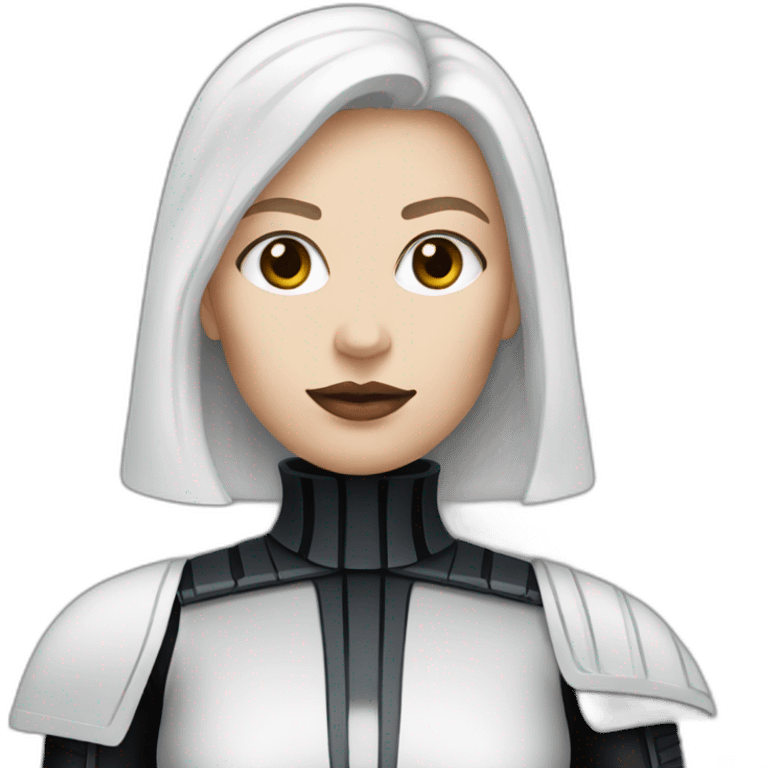 woman darth vader white skin emoji