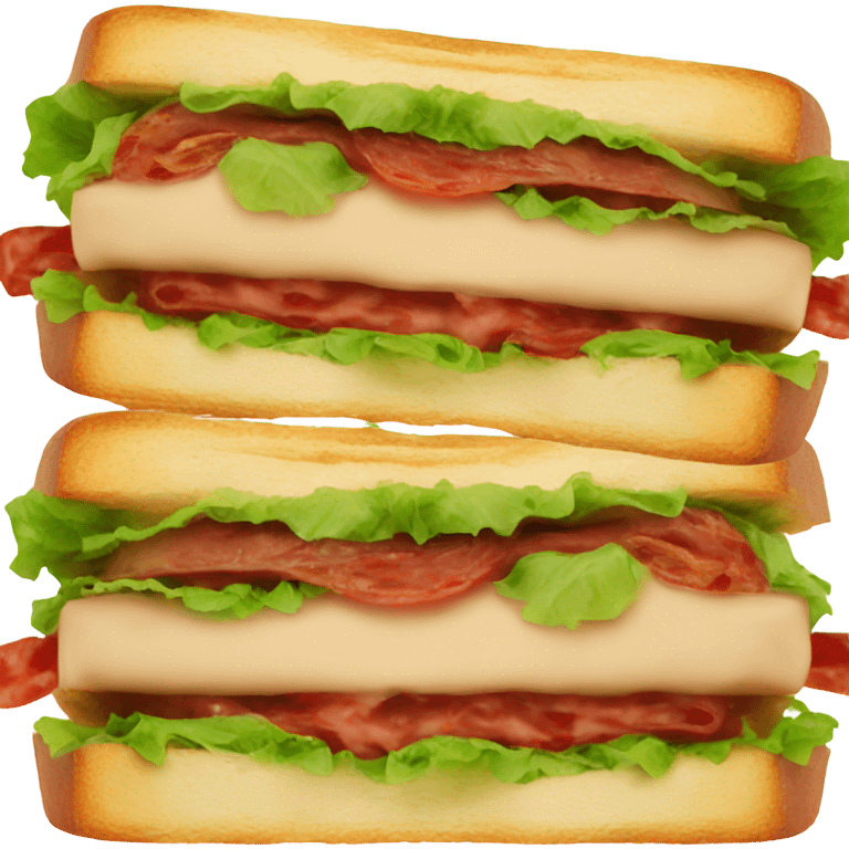 red sauce inside BLT emoji