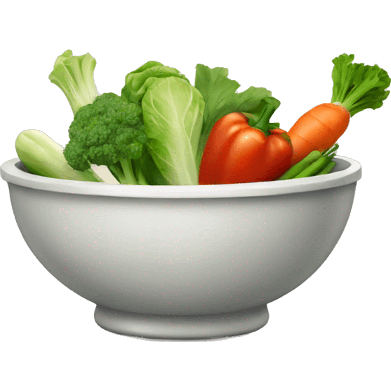 Vegetable bowl emoji