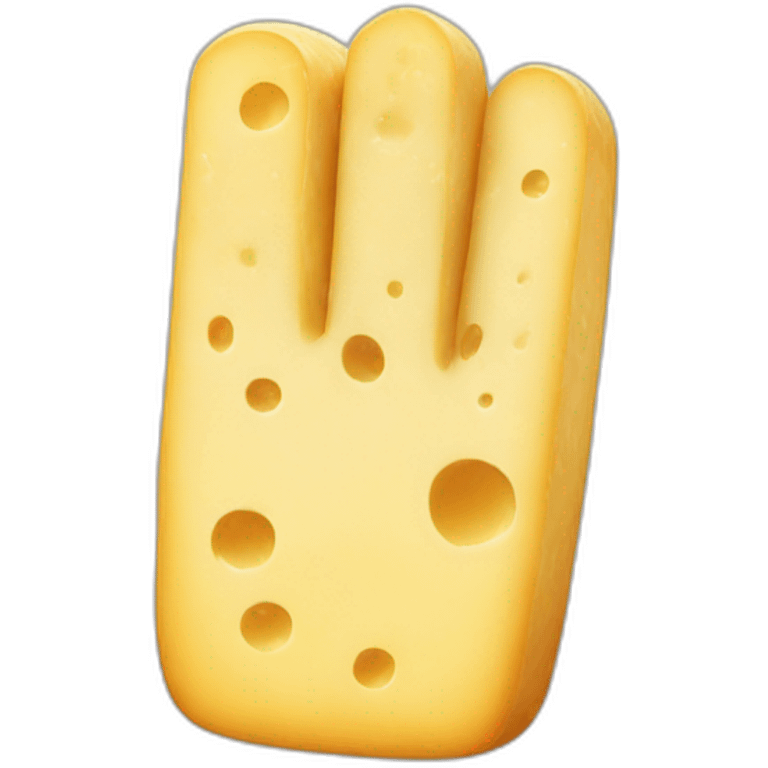 Cheese finger  emoji