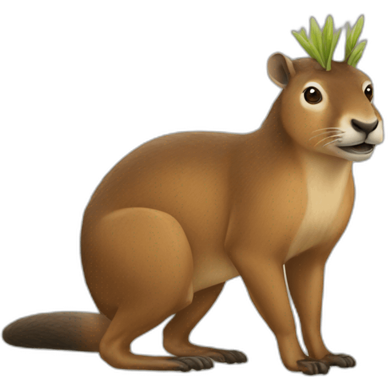 Trotu surCapibara emoji