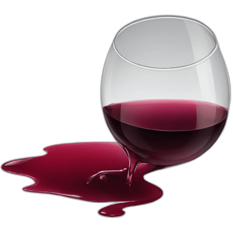 spilled wine emoji