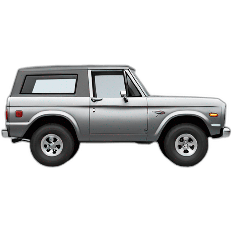 Ford Bronco Grey emoji