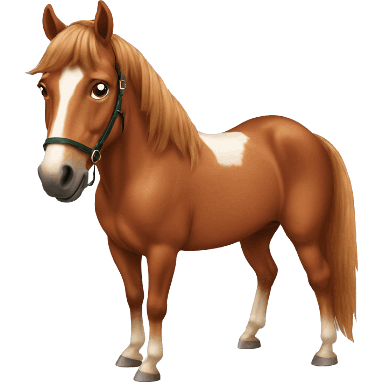 Chestnut Horse  emoji