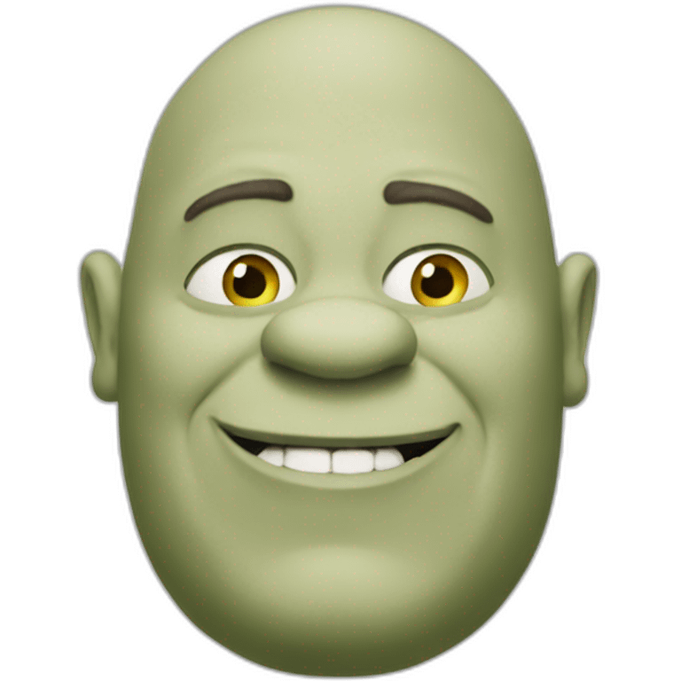 white-shrek emoji