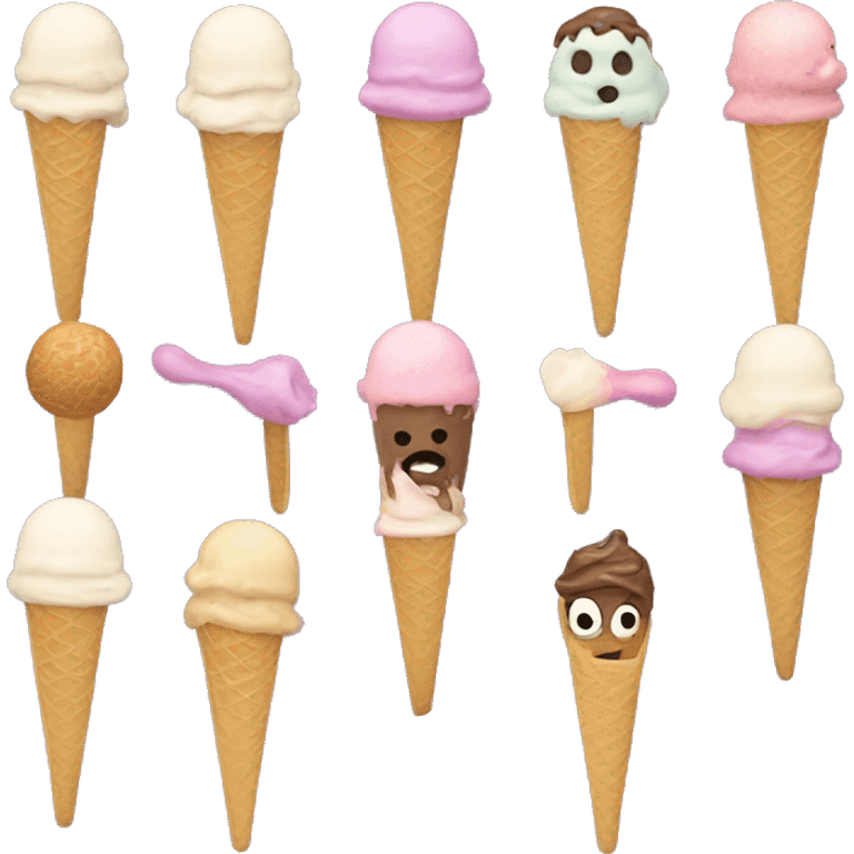 Ice cream rod horror game emoji