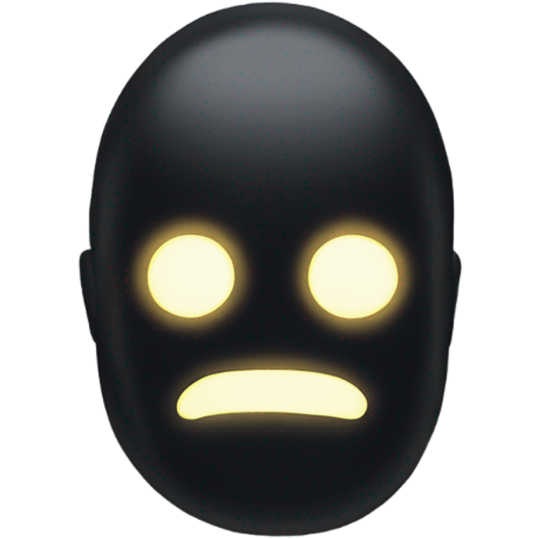 black mirror with lights emoji