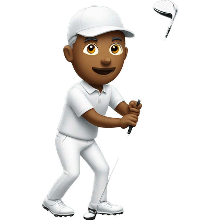 emoji of man playing golf emoji