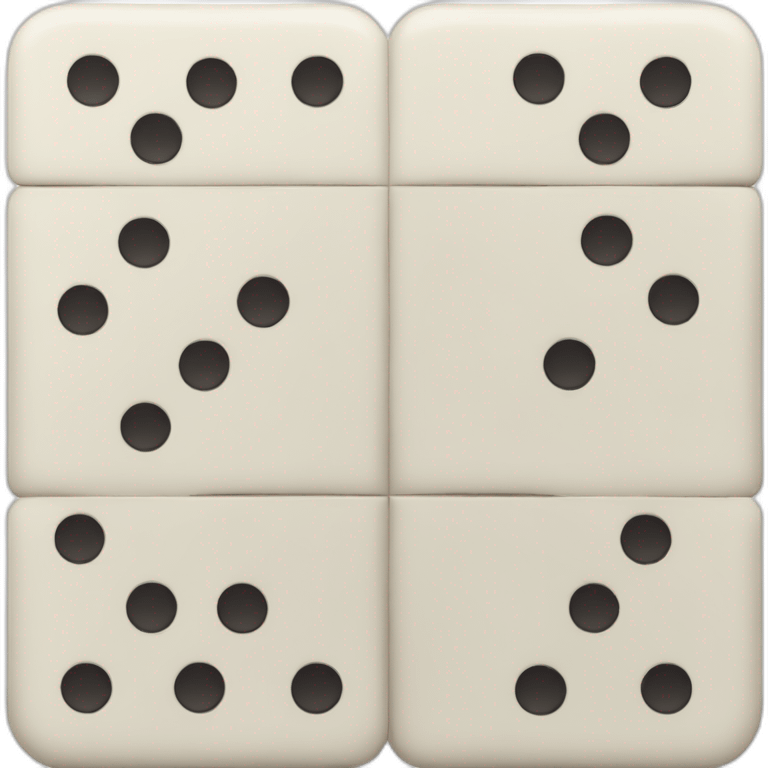 domino blank piece emoji