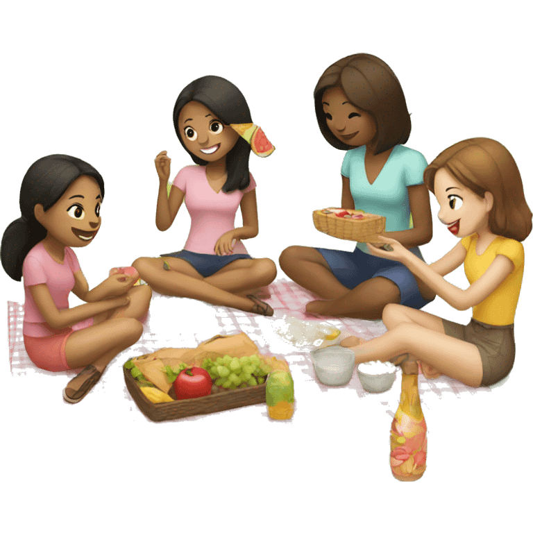 Girls picnic  emoji