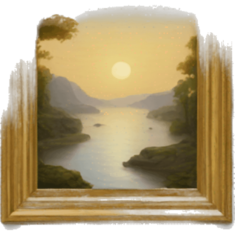 framed painting emoji