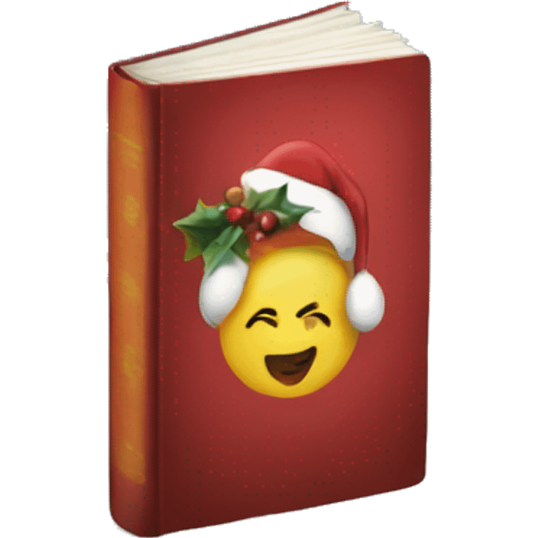 Christmas books  emoji