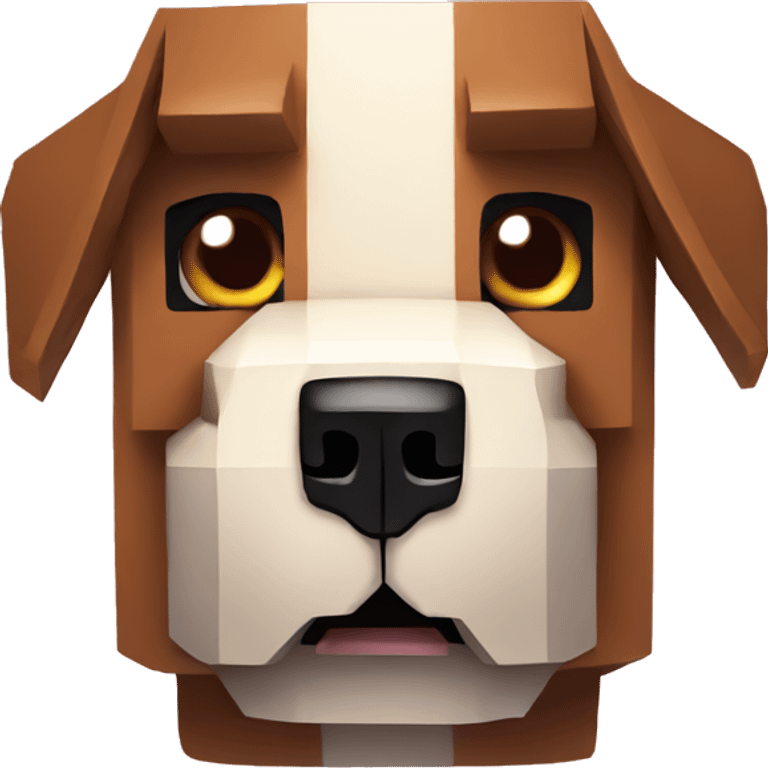 Minecraft dog emoji