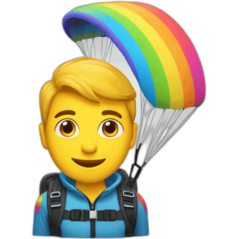 gay paraglider emoji