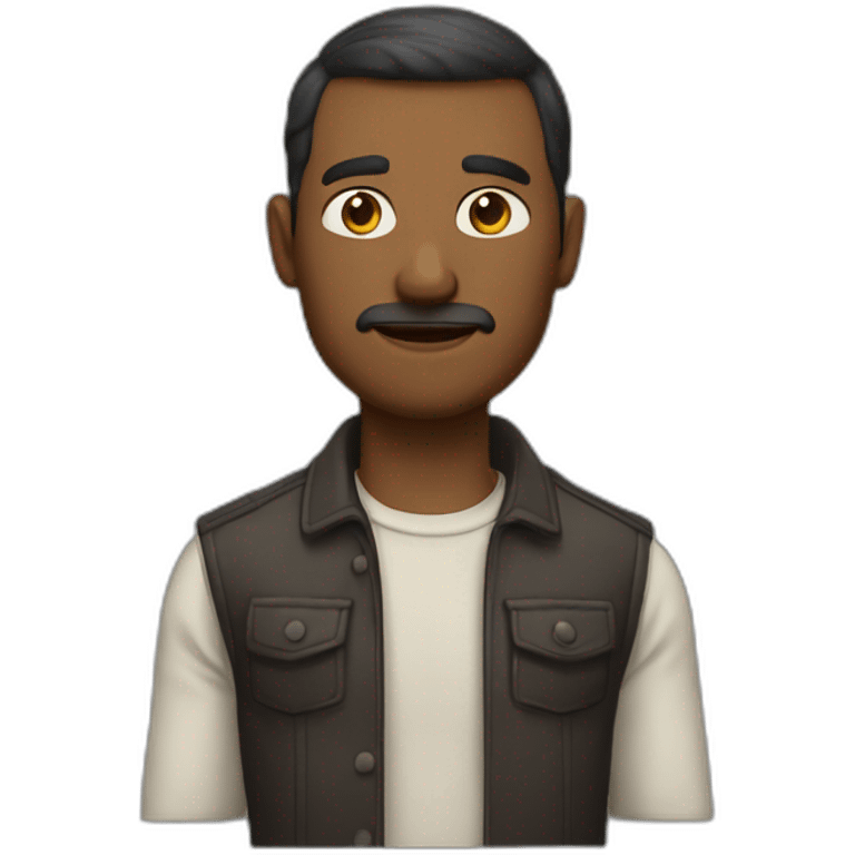 Homme cagoulé emoji