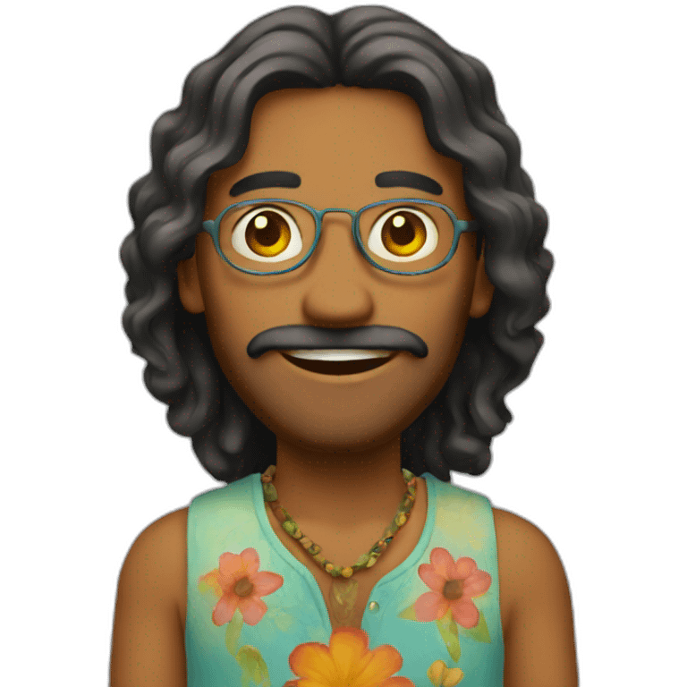 hippie emoji