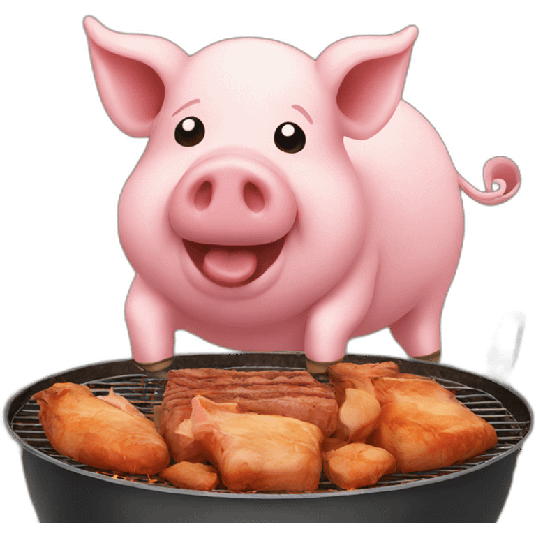 Pig roast emoji